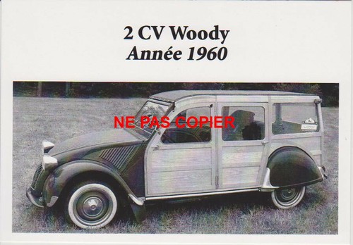 Citroen 2cv cv woody - cv, 1960
