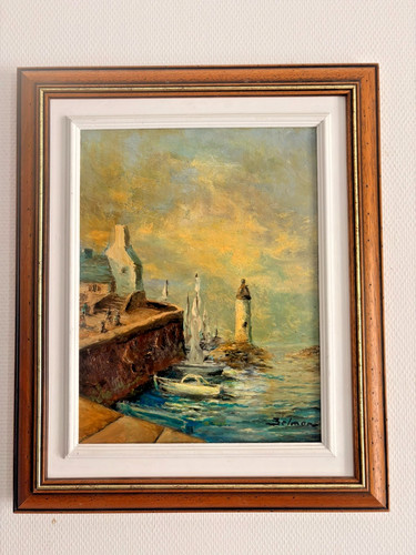 Ancien tableau peinture huile - ancien,
