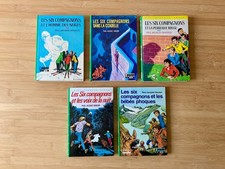 Les six compagnons - P. J.  Bonzon - lot de 5 livres vintage Bibliothèque verte 