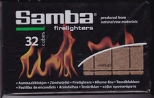 LOT DE 8 X 32 CUBES ALLUME-FEU ( CIRE & BOIS) - POELE A BOIS, INSERT & BARBECUE