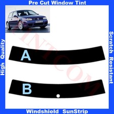 Film Solaire Prédécoupé Vitres Teintées VW Golf IV 3P 1998-2003 Pare-Brise 