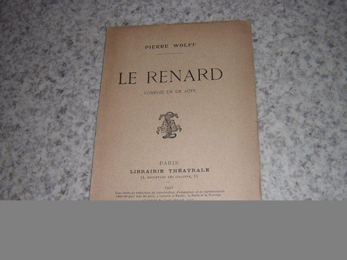 1925 renard pierre - /,