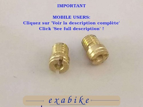 Gicleurs principaux pour honda - gicleurs,