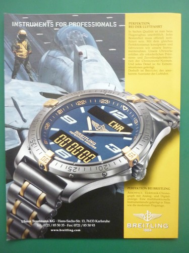 2000 pub montre breitling - pub,