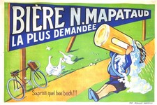AFFICHE  POSTER   BIERE