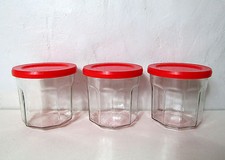 3 bocaux pots à confiture