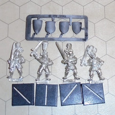 Warhammer Empire Reiksguard Foot Knights (x4) Metal OOP - Knightly Order