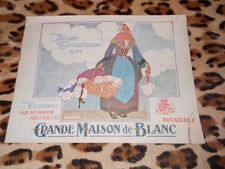 Catalogue Grande Maison de Blanc, Bruxelles, E. Lefebvre - 1924