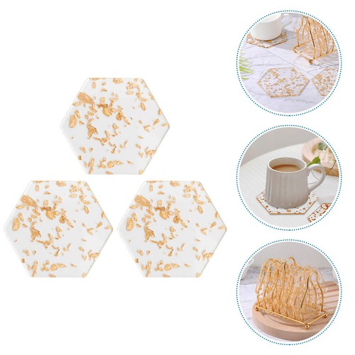 3pcs nonslip acrylic - 3pcs, coaster