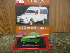 2 CV CITROEN AKS 400 6 GLACES MINIATURE 1/43  BOITE FASCICULE ENVOI GRATUIT