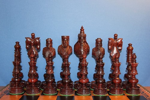 Jeu échecs palissandre - d'échecs, en