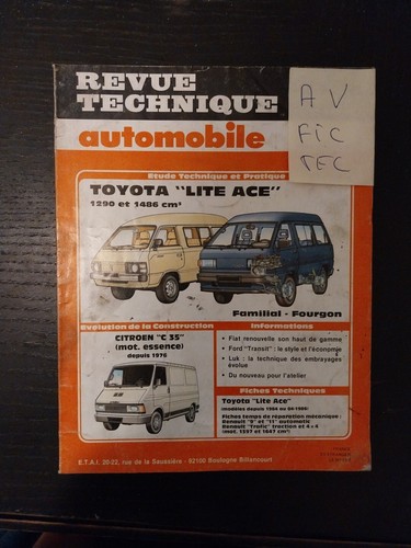 Revue technique toyota lite - revue,