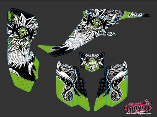 Kit déco quad demon - demon, kawasaki