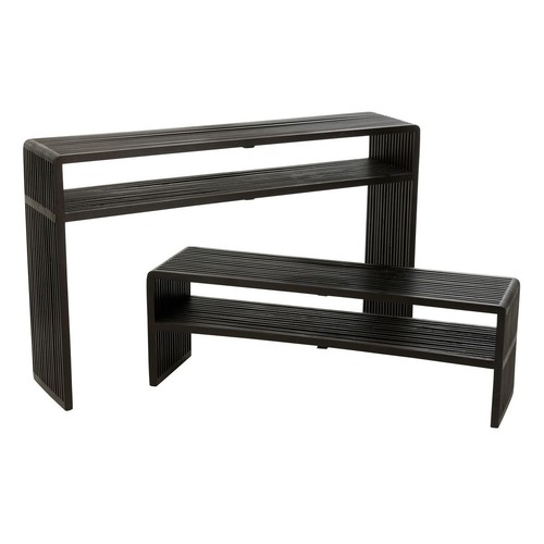 Lot consoles en bois - 2,