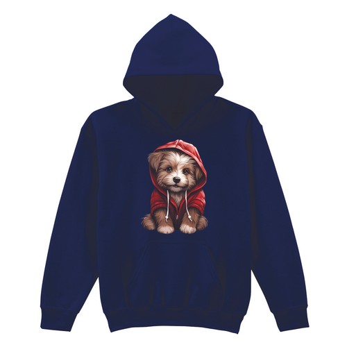 Sweat capuche rouge pour - à,