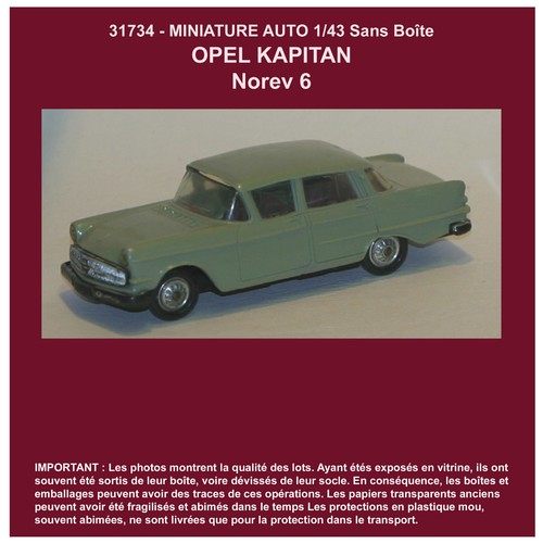 2091 miniature opel kapitan - miniature,