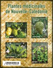 caledonia 2024 caledonie Medicinal plants nono corossol hmitre ms4v mnh
