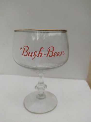 Verres bush beer années - verres, 70