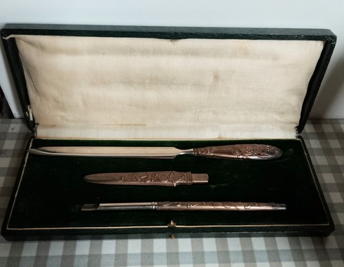 Ancien coffret écriture - , art