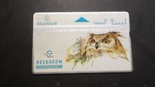 BELGIUM BELGACOM THEME ANIMALS BIRDS OWL REMOTE CARD 444A