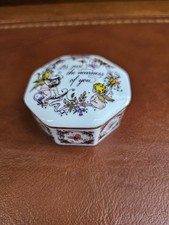 Boite A bijoux musicale porcelaine franklin music box collection songs of love