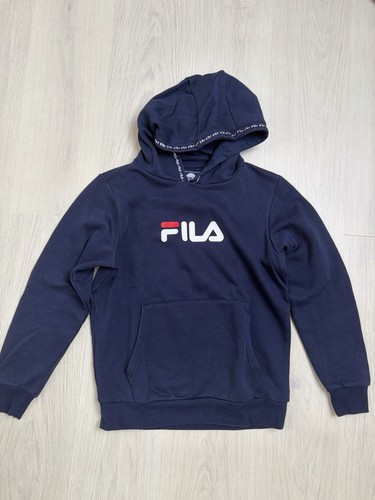 Fila sweat capuche bleu - sweat, à