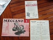 Lot 3 Meccano Toy Catalogs Electric Motor Brochure Construction 1962