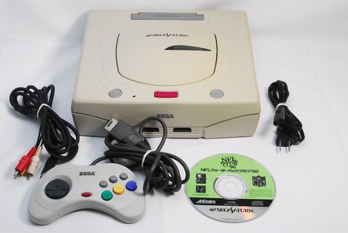 Console sega saturn - saturn, blanche