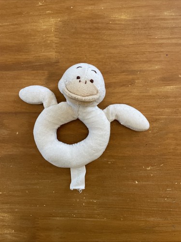 Doudou peluche hochet natur - hochet,