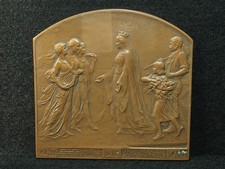 MEDAILLE PLAQUE BRONZE
