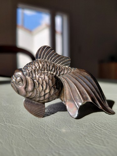 Salière statuette argent - statuette,