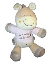 Doudou CHEVAL Poney rose Les