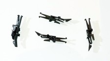 ROCO HO SCALE 1/87 4 BLACK HARPOON COUPLING HOOKS USED