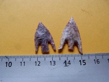 Préhistoire, Armatures &quot;Tout eiffel&quot; en silex provenant de Mauritanie Zemmour