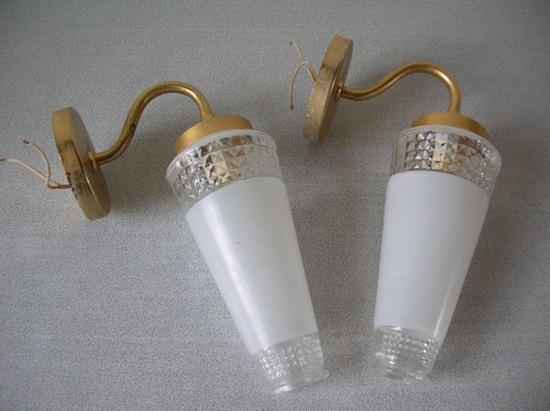 Paire appliques luminaire - d'appliques,