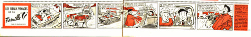 Vespa 400 en bandes - ,