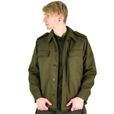 Veste Militaire Vintage Surplus Armée Tchèque M85 Champ Khaki