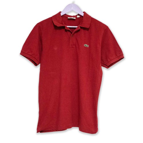Polo lacoste bordeaux uni - lacoste,