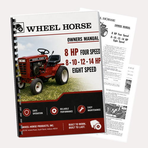 Wheel horse 14 hp lawn - 8, 12