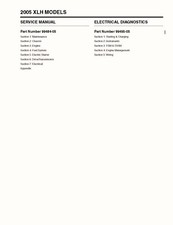 Service Manual & Electrical 2005 Harley Davidson Sportster XL 1200C Custom 1200
