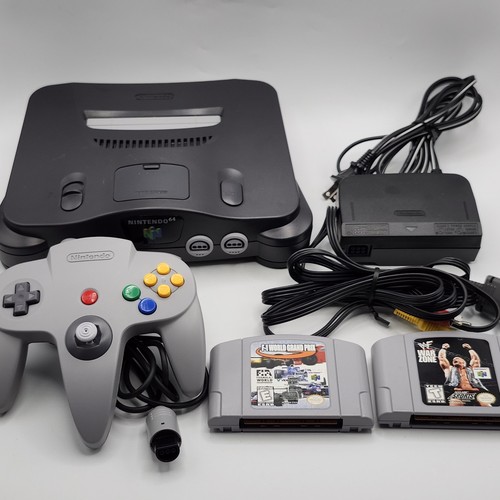 Nintendo n64 console - 64, system