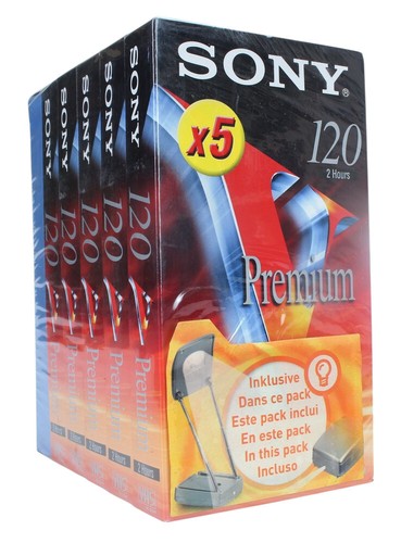 Lot video cassette - sony, 120