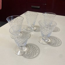 SEVRES,5 VERRES ART DECO EN