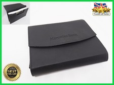 GENUINE MERCEDES LEATHER WALLET DOCUMENT FOLDER FOR HANDBOOK DRIVERS MANUAL