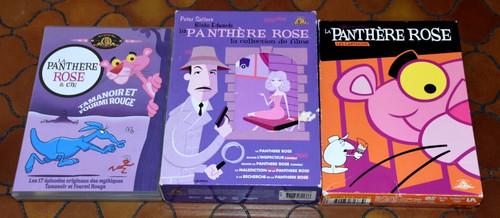 Lot dvd panthere - la, rose