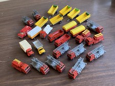 Vintage Toy Norev Mini Jet 1/64 This Big Lot Firefighter Truck Berliet Trailer