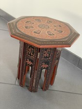Burma Coffee Table Asian Art Lacquered Wood Asia Handmade 