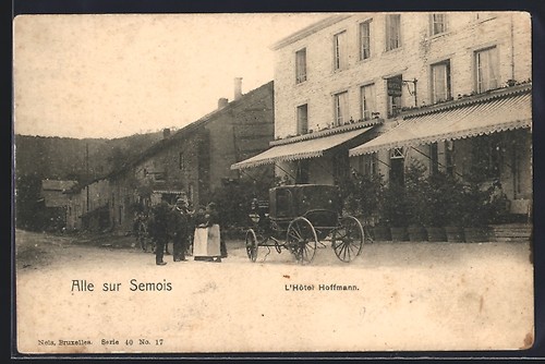 Cpa alle sur semois hôtel - semois,, l´hôtel
