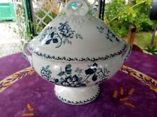 Soupière Terre de Fer Moulin des Loups Hamage Modèle Acacia Décor Floral 28,5cm