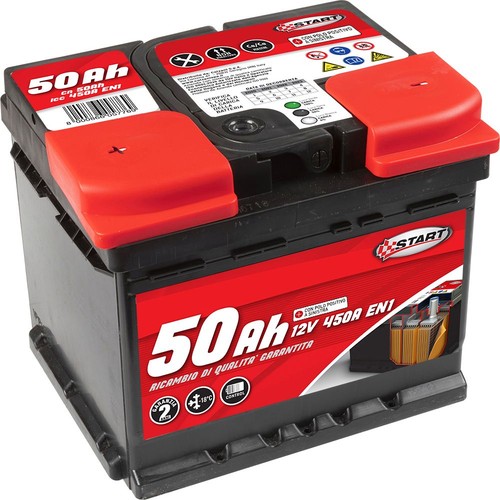 Batterie auto 50ah 12v - 50ah, 450a